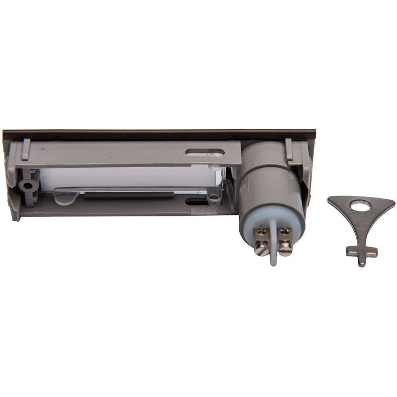 Renz Metallwaren - Klingeldrücker Kombitaster 97-9-00073 brz 75x23 eloxal