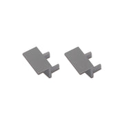 Hera - Mechanisches Zubehör/Ersatzteile für Leuchten Stirndeckel 2-er Set 21304133008 edelstahloptik