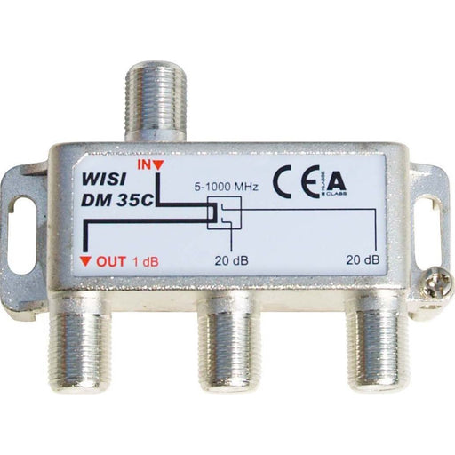 Wisi - Abzweiger und Verteiler Abzweiger 2f. DM35C 5-1000MHz 20dB − 1 Stück by Wisi
