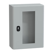 Schneider Electric - Gehäuse/Schaltschrank (leer) Wandschrank RAL 7035 NSYS3D4315T 400x300x150 Sichttür