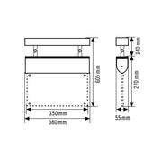 ESYLUX - Sicherheitsleuchte LED-Rettungszeichenleuchte SLDEL LED#EN10031649 3h, 32m