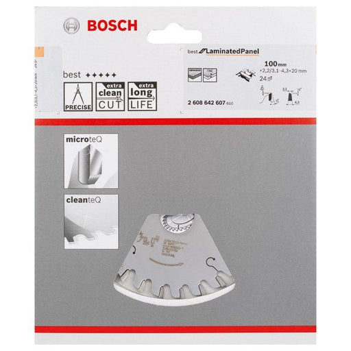 Bosch - Kreissägeblatt Vorritzblatt konisch, Best 2608642607 for Laminated Panel