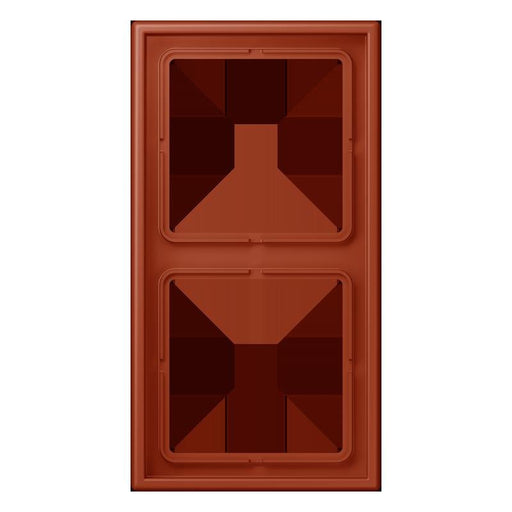 Jung - Abdeckrahmen Rahmen 2-fach LC 982 232 locre rouge