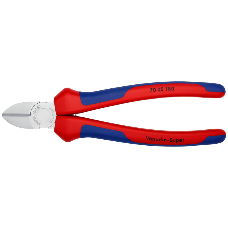Knipex - Seitenschneider 70 05 180 SB verchromt, 180mm