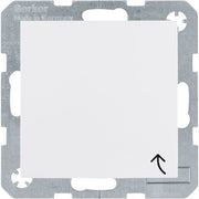 Berker - Steckdose SCHUKO-Steckdose pws/gl 47518989 mit Klappdecke