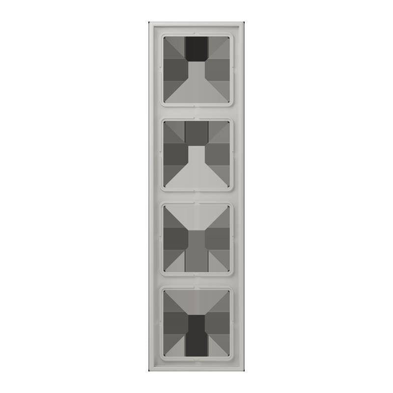 Jung - Abdeckrahmen Rahmen 4-fach LC 984 205 gris clair 31