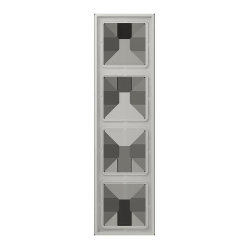 Jung - Abdeckrahmen Rahmen 4-fach LC 984 205 gris clair 31