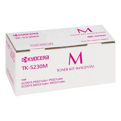 Kyocera - Verbrauchsmaterial für Telefax/Drucker/MFC Lasertoner TK-5230M ma 2.200 Seiten,magenta