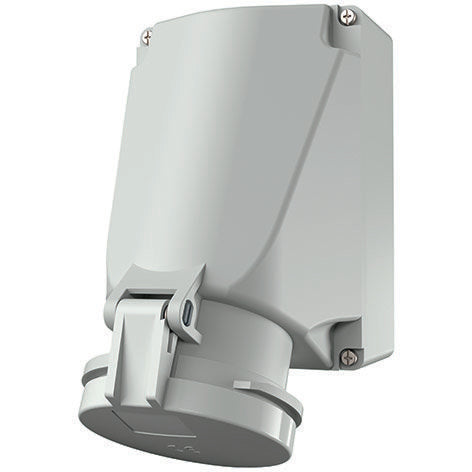 Mennekes - CEE-Steckdose (IEC 60309) Wanddose 3719 63A,5p,1h,>50V,IP44