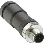 Belden - Rundsteckverbinder, feldkonfektionierbar (Industriesteckverbinder) Stecker m.Schraubver.,ger. RSC 4/DUO 4pol.,M12