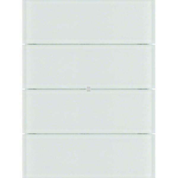 Berker - Bussystem-Tastsensor Tastsensor 4fach 75164590 Glas polarweiß