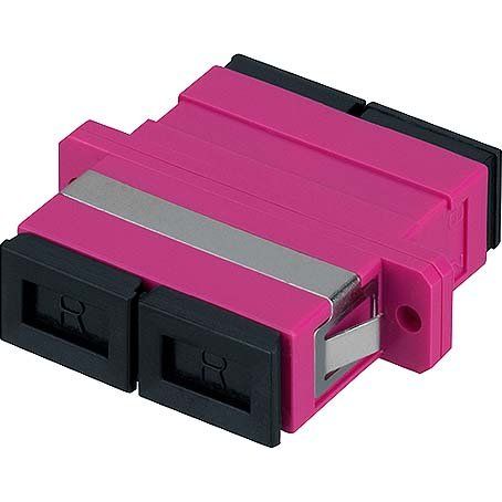 Rutenbeck - LWL-Kupplung SC-D Kupplung SC-D OM4 vio OM4, erika − 1 Stück by Rutenbeck
