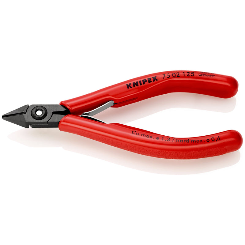 Knipex - Seitenschneider Elektronik-Seitenschneider 75 02 125 brüniert, 125mm
