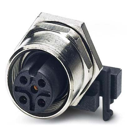 Phoenix Contact - Rundsteckverbinder, feldkonfektionierbar (Industriesteckverbinder) Einbausteckverbinder SACC-DSIV-M1#1440067 − 10 Stück
