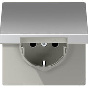 Jung - Steckdose SCHUKO Steckdose AL1521KL 16 A 250 V,Aluminium