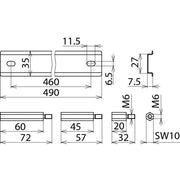 DEHN - Zubehör/Ersatzteile für Überspannungsschutz Informations-/MSR-Technik Montageset DEHNpatch MS DPA f. 24 ÜS-Ableiter