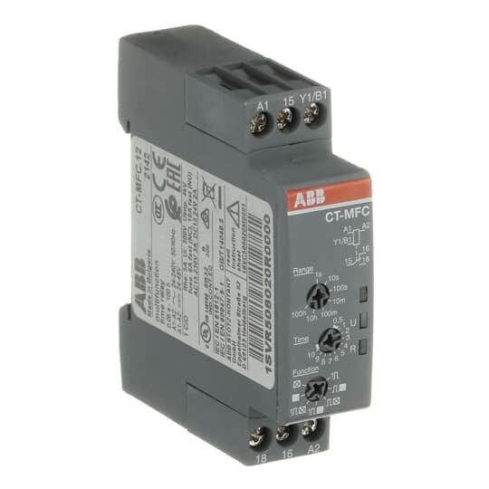 ABB Stotz S&J - Zeitrelais multifunktional CT-MFC.12 1We,24-48VDC/24-240V