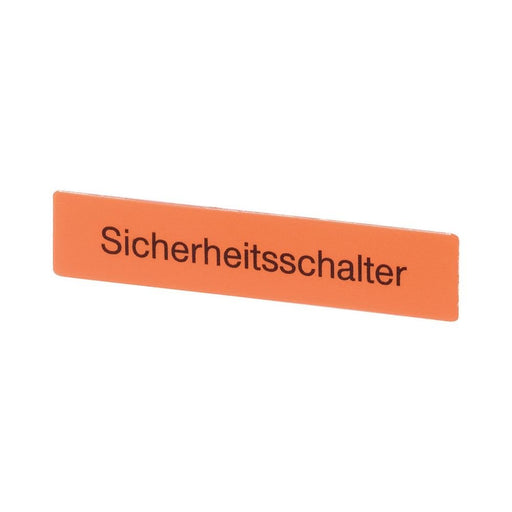 Eaton - Zubehör/Ersatzteile für Niederspannungs-Schalttechnik Bezeichnungsschild BS75X15-SI Sicherheitsschalter