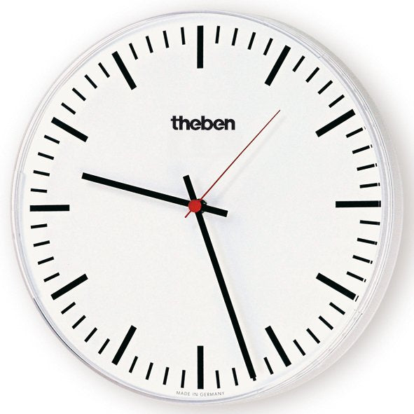 Theben - Uhr Wanduhr, einseitig OSIRIA 240 SR-EIB Strichziffern
