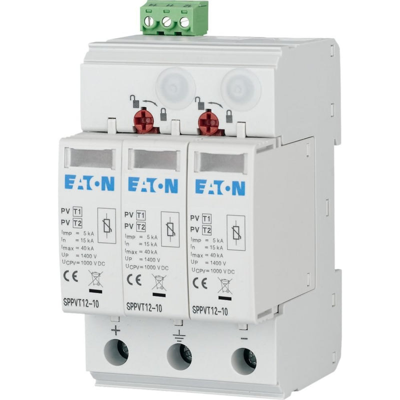 Eaton - Überspannungsableiter für Energietechnik/Stromversorgung Überspannungsableiter SPPVT12-06-2+PE-AX steckbar, 600VDC