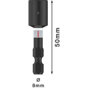 Bosch - Steckschlüssel PRO Nutsetter Impact 2608522351 Bit, 8 x 50 mm