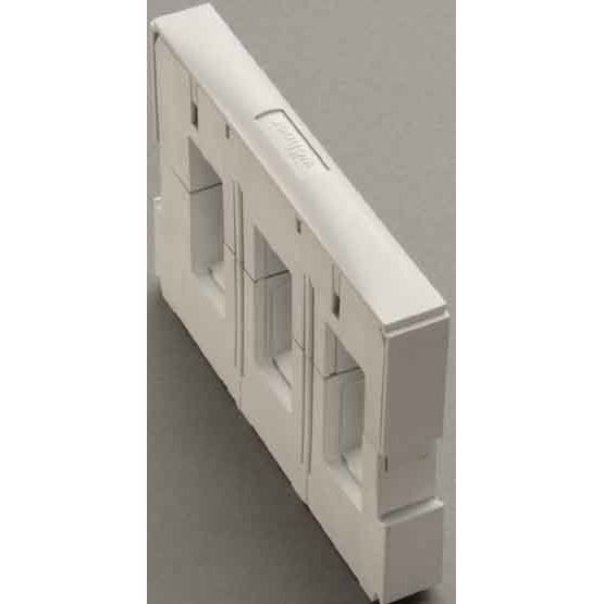 Wöhner - Sammelschienenträger Schienenträger 3pol. 01232 Sammel- − 2 Stück