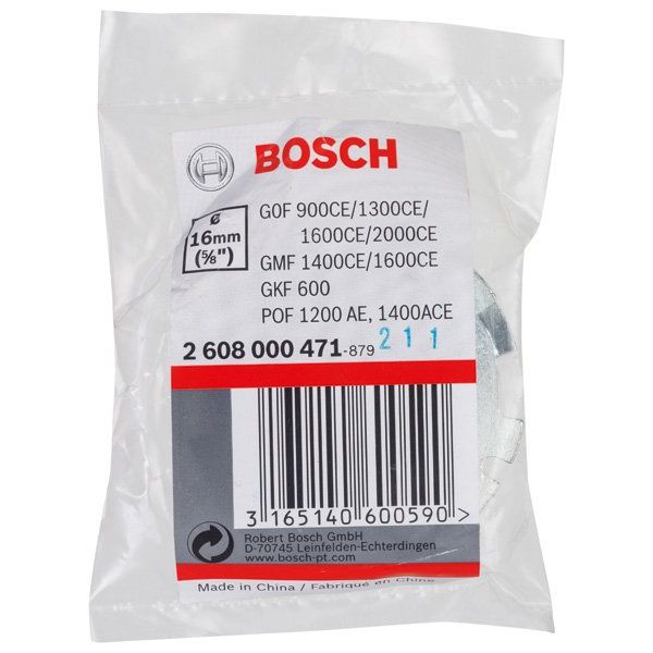 Bosch - Systemzubehör für Fräsen (Akku/elektrisch) Kopierhülse für 2608000471 Bosch-Oberfräsen mit