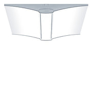 Zumtobel Group - Decken - /Wandleuchte LED - Anbauleuchte MLevo AL #42189941 840, si