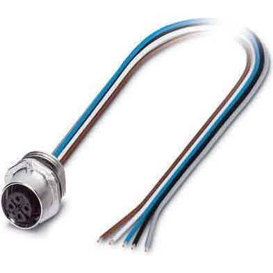 Phoenix Contact - Rundsteckverbinder, feldkonfektionierbar (Industriesteckverbinder) Einbausteckverbinder SACC-E-FS-5 #1520039 Sensor-/Aktor-Wandd.