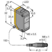 Turck - Einweg-Lichtschranke Opto-Sensor Q20PRLQ Einweglichtschranke − 1 Stück