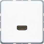 Jung - Multifunktions-Anschlussdose Multimediadose HDMI MA CD 1112 WW alpinweiß