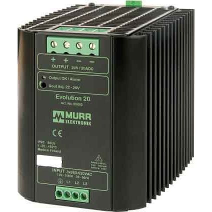 Murrelektronik - Gleichstromversorgung Primärschaltregler 2/3-ph. 85002 520V/ 24-28V/20ADC