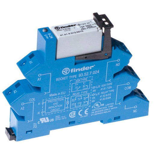 Finder - Schaltrelais Koppelrelais 38.11.7.024.0050 1 Wechsler 16A,24VDC − 10 Stück by Finder
