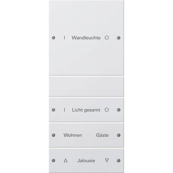 Gira - Bussystem-Tastwippe Wippenset 4-fach 220403 beschr. Sys 55 rws