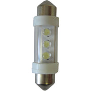 Scharnberger+Hasenbein - Fahrzeuglampe Autolampe 3 LED 81228 SV8,5 12V ws 11x38mm
