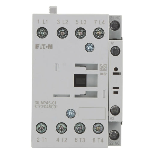 Eaton - Leistungsschütz zum Schalten von Wechselstrom Leistungsschütz DILMP45-01 #118914 45A,230V50/240V60HZ