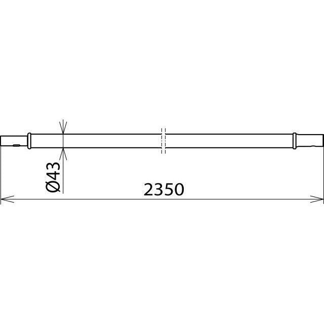 DEHN - Zubehör/Ersatzteile für Sicherheitsgeräte Handhabeverlängerung HV STK 43 2350 m. Steckkupplung