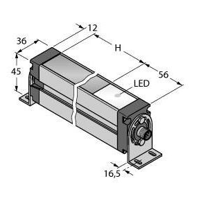 Turck - Lichtvorhang Messender Lichtvorhang EA5E450Q Sender − 1 Stück