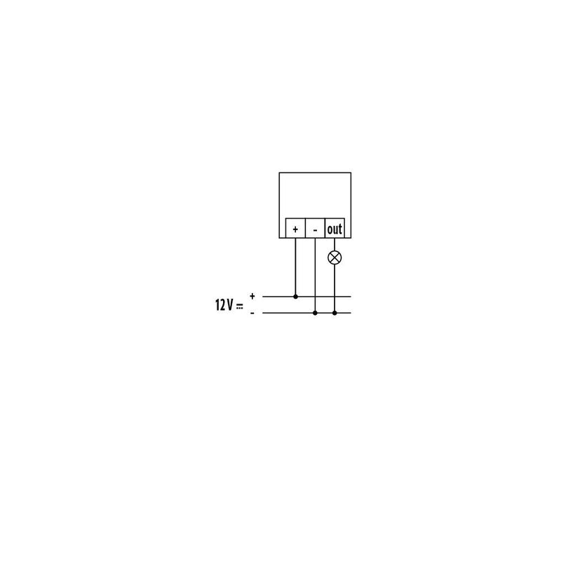 ESYLUX - Bewegungsmelder/Präsenzmelder komplett Deckenbewegungsmelder MD-C 360i/6 mini 12V EB, 12VD,C 360Gr, 6m