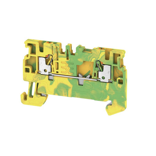 Weidmüller - Schutzleiter-Reihenklemme Reihenklemmen A2C 1.5 PE A-Reihe Universal − 50 Stück