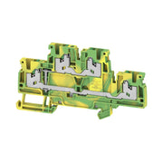 Weidmüller - Schutzleiter-Reihenklemme Klemme SNAP IN 2.5qmm S2T 2.5 PE − 50 Stück