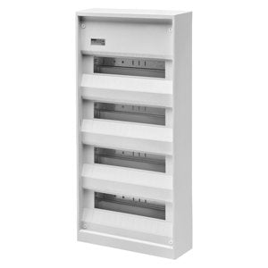 Gewiss - Installationskleinverteiler Aufputzkleinverteiler GW43024S 4-reihig, ohne Tür