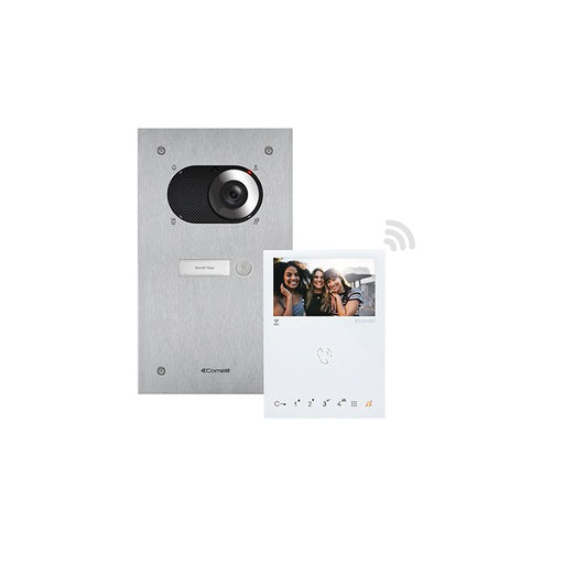 Comelit - Türsprech-Set Einfamilienhauskit Switch KVS2011 Monitor WiFi SB2