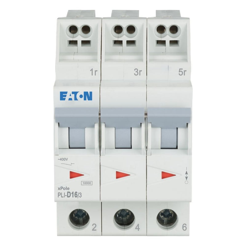 Eaton - Leitungsschutzschalter PLI-D16/3 D 16A, 3p Steckkl