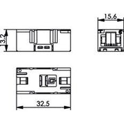 Telegärtner - Modulare Kupplung STX RJ45 Kupplung Cat.6 100007533