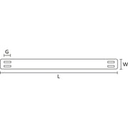 HellermannTyton - Kabelmarkierungssystem Kennzeichnungsschild AT1-N66-NA-C1 − 100 Stück