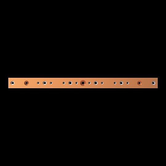 Striebel&John - Sammelschiene Kupferschiene lose ZX2536 40x10mm, L:583mm