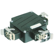 Harting - Installationskleinverteiler Energieverteiler 3xHan 09120084720 Q4/2 Anbaugehäuse