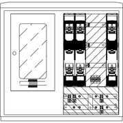 Elsta Mosdorfer - Zähler-Komplettschrank Wandlerschrank Freiluft WS824.W1.N2112 WS A850-2 W1 400A