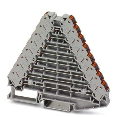 Phoenix Contact - Durchgangs-Reihenklemme Rangierverteiler PTRV 8 /RD − 10 Stück